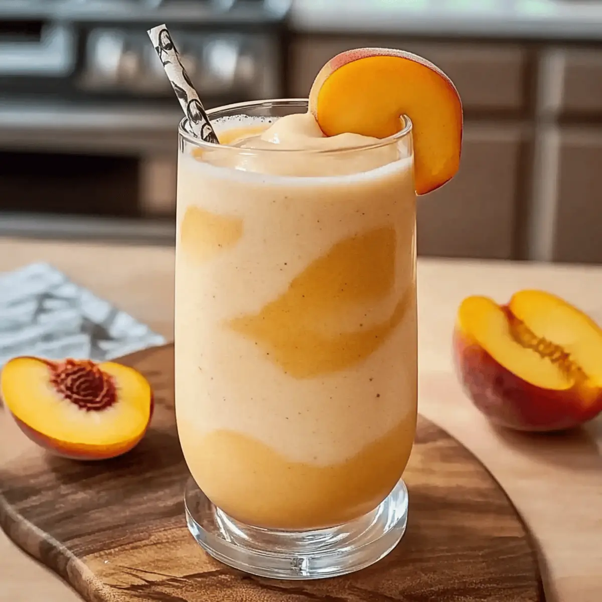 Creamy Peaches & Cream Smoothie: A Refreshing Summer Treat