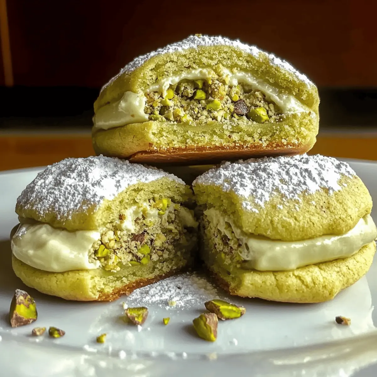 Pistachio Cream Cookies Recipe That Melts in Your Mouth