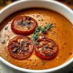 Roasted Tomato Soup with Herbs