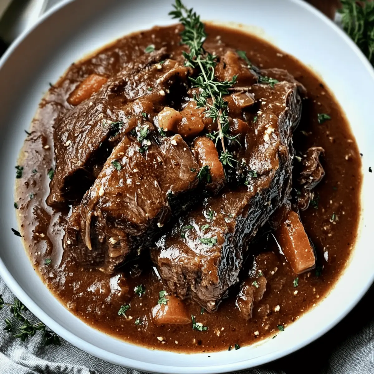 Savory Stracotto Recipe: Cozy Italian Delight Over Polenta