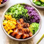 Spicy Rainbow Poke Bowls
