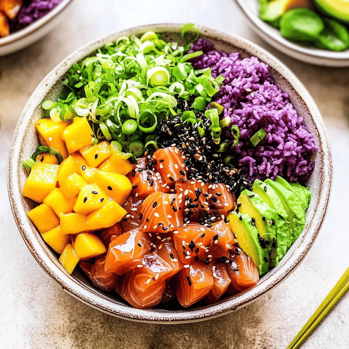 Delicious Spicy Rainbow Poke Bowls Your Taste Buds Will Love
