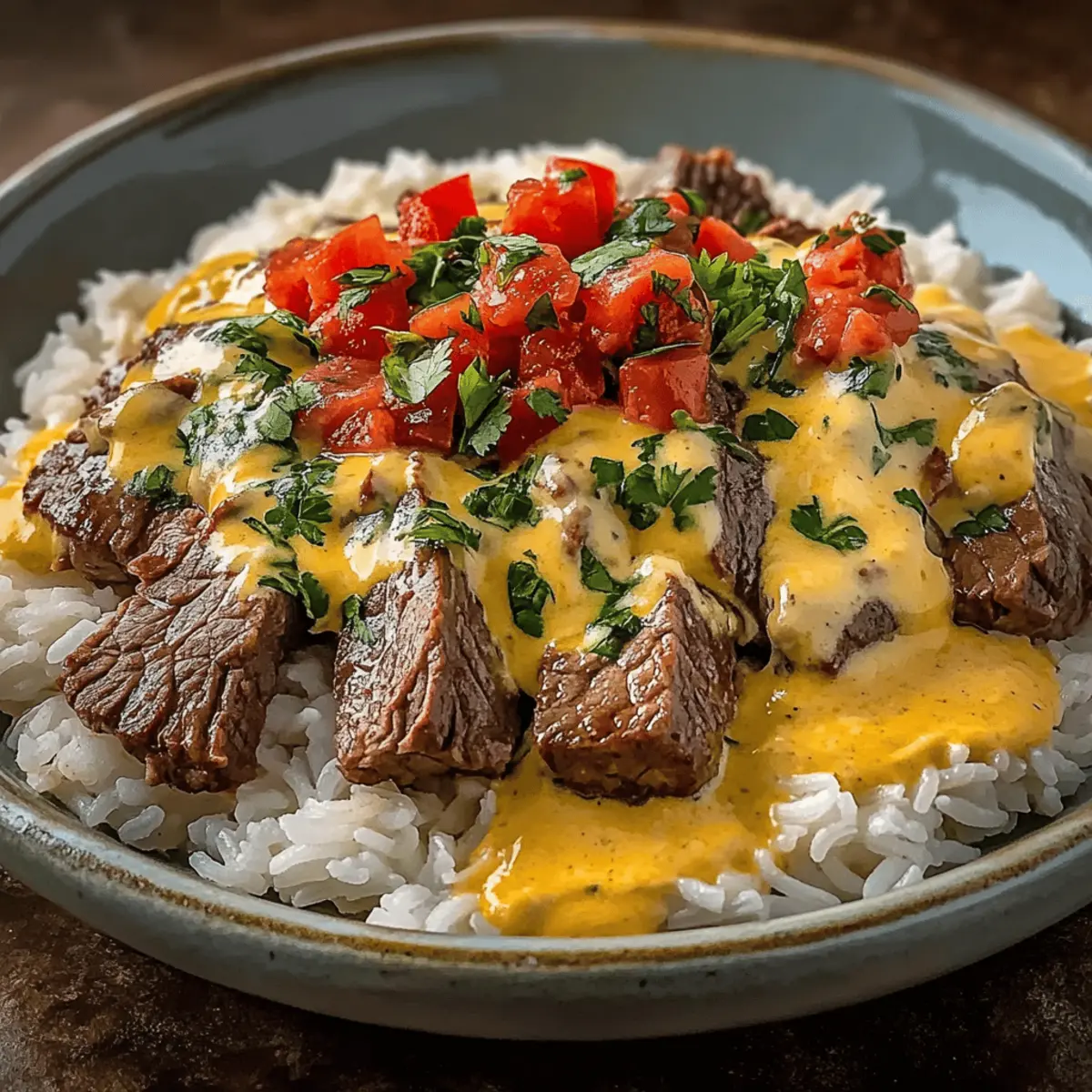 Cheesy Steak Queso Rice: Your New Comfort Food Craving