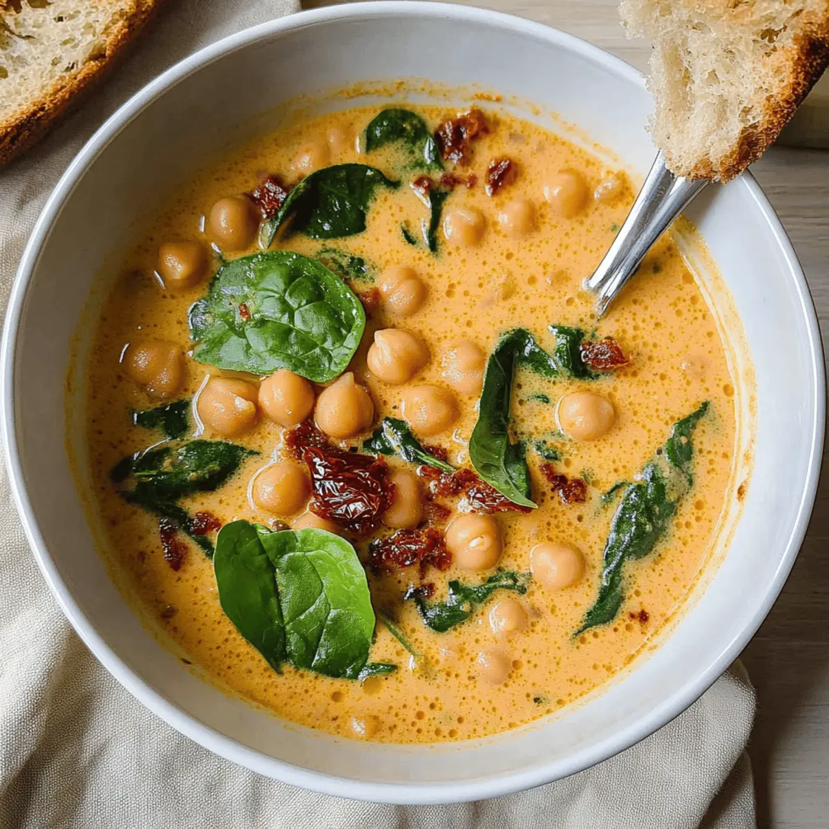 Cozy Tuscan Chickpea Soup for Quick Comfort Food Nights