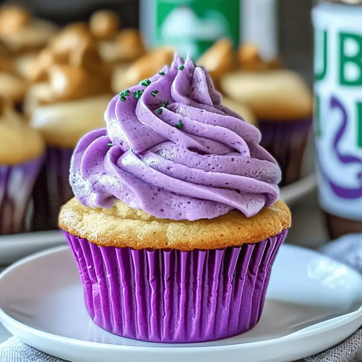 Delightful Ube Cupcakes with Purple Frosting to Impress