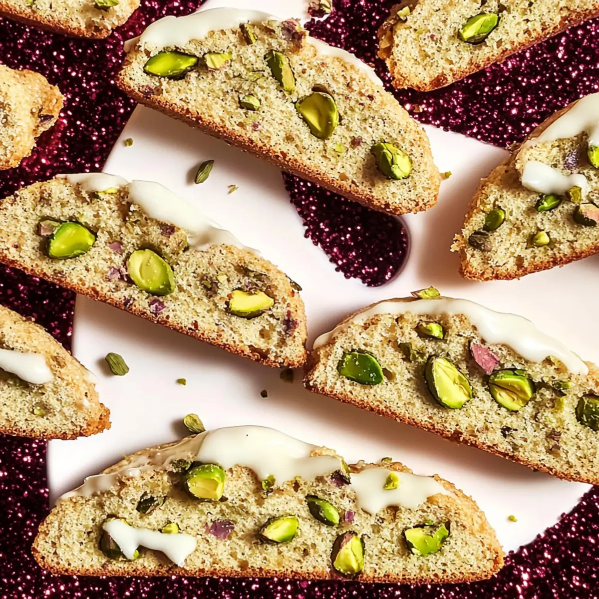 Delightful Christmas Biscotti with Cardamom & Pistachios