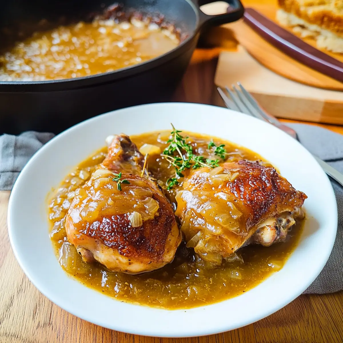 Savory French Onion Chicken: Comfort on Your Dinner Table