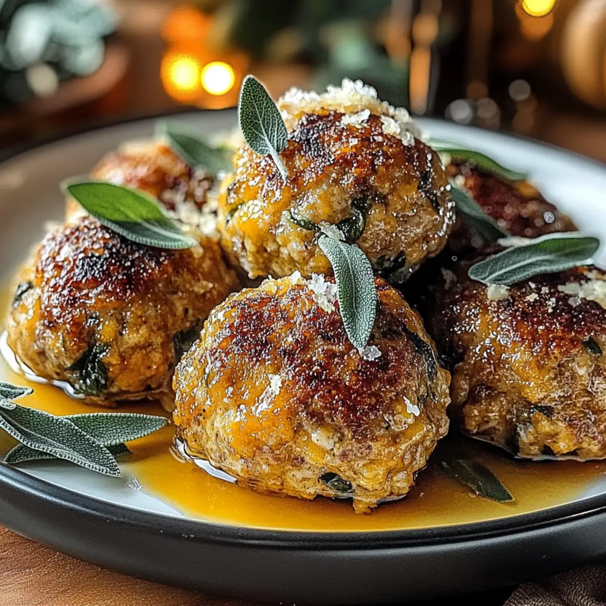 Pumpkin Sage Turkey Meatballs: A Cozy Meal for Fall Nights