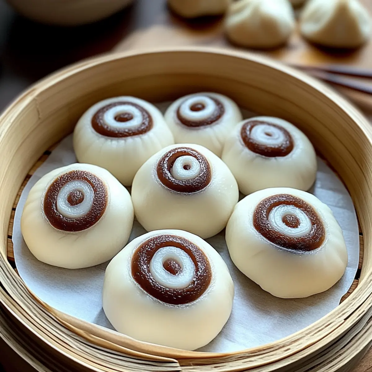 Delight in Vegan Spiral Mantou: Fluffy Chocolate Cloud Buns