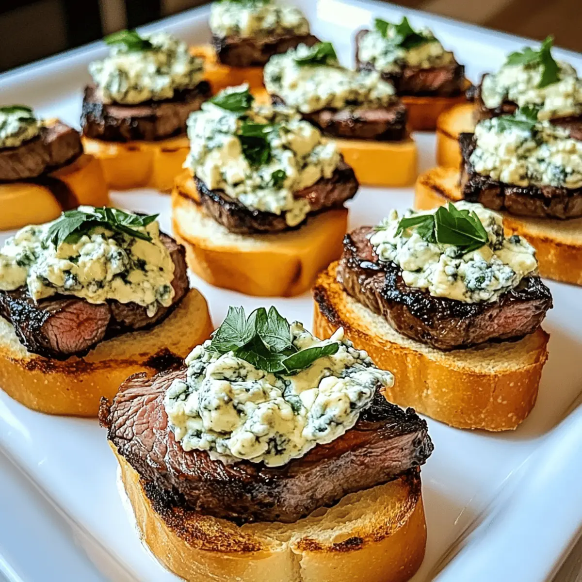 Beef Tenderloin Gorgonzola Crostini: Elevate Your Appetizer Game