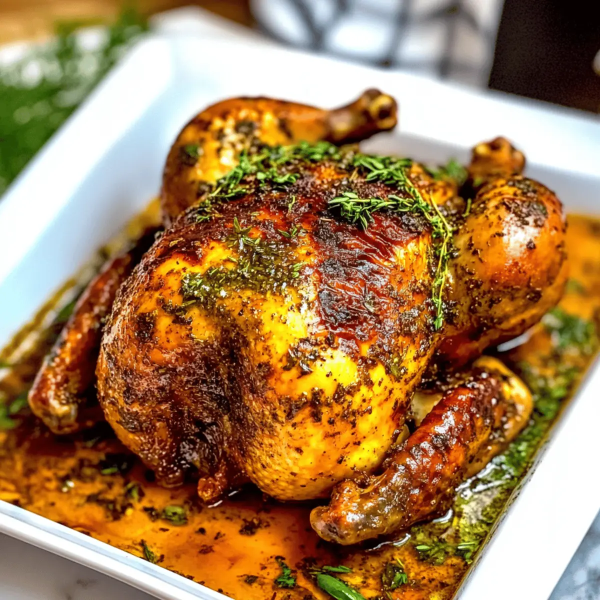 Garlic Herb Butter Roasted Chicken for Juicy Family Dinners