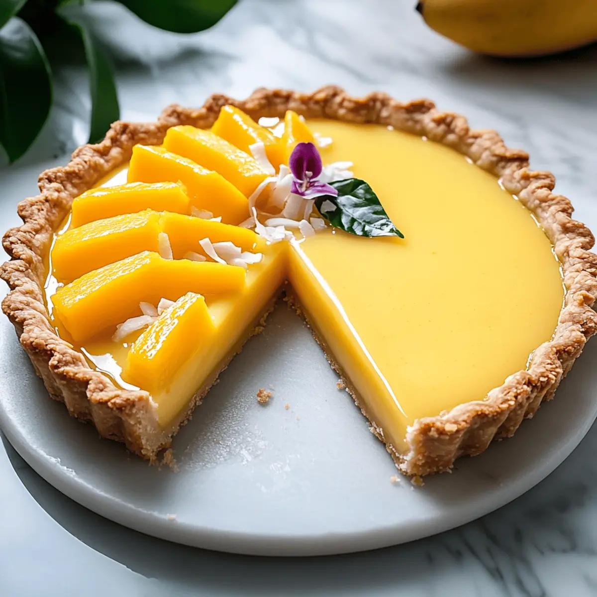 Creamy Mango Curd Tart Recipe for a Tropical Escape