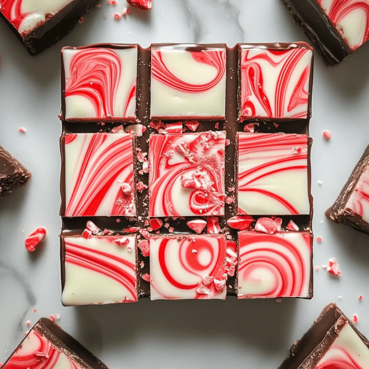 Irresistible Peppermint Swirl Fudge for Festive Gifting