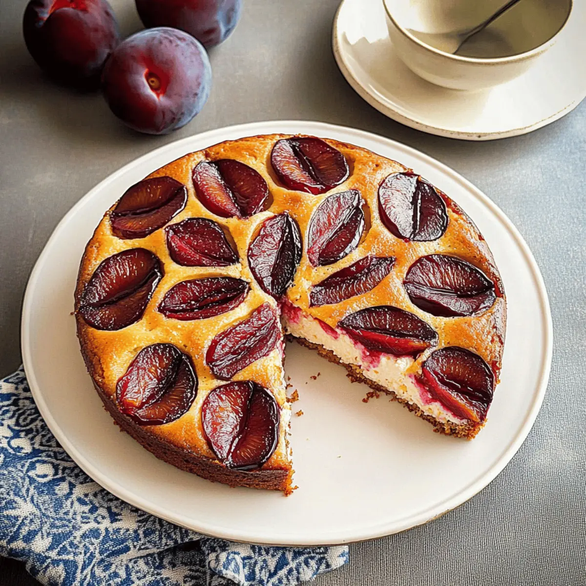 Plum Ricotta Cake – A Creamy Summer Treat to Delight!