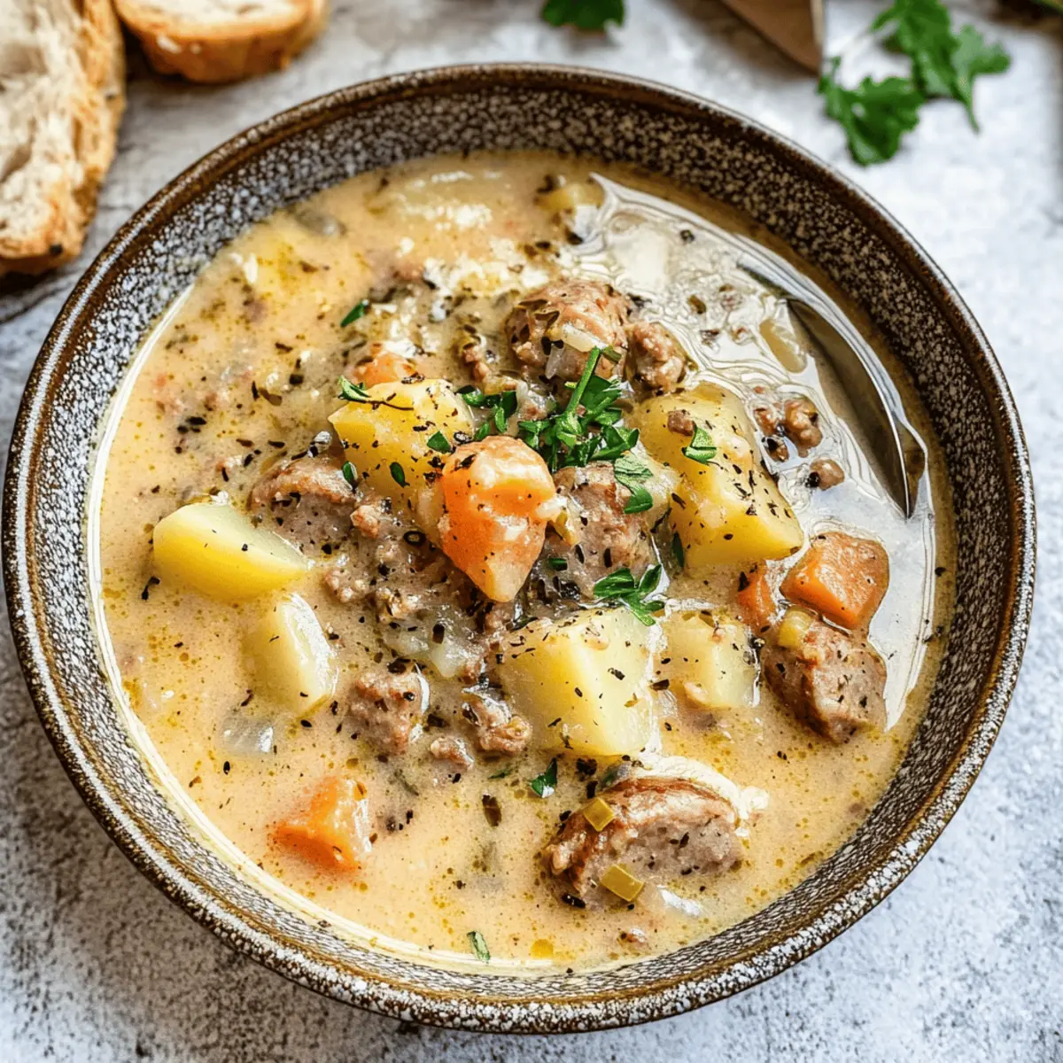 Cozy Up with Delicious Potato and Sausage Chowder