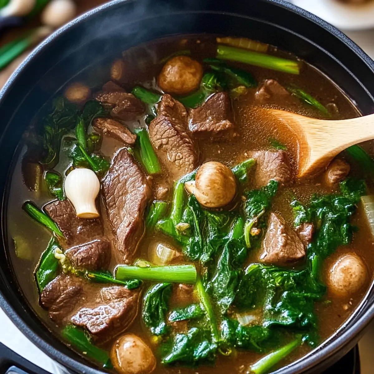 Ginger Garlic Beef Soup: Comforting Goodness for Your Gut