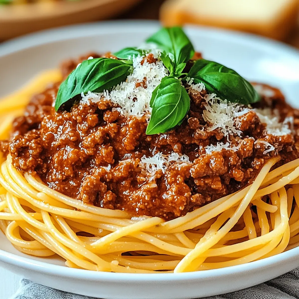Comforting Beef Bolognese Recipe to Warm Your Heart