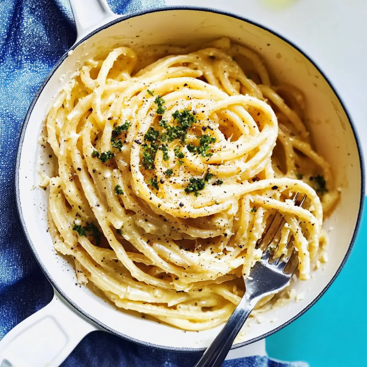 Savory Bucatini Pasta with Cheese and Pepper in 20 Minutes