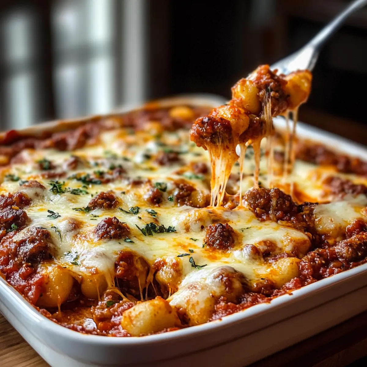 One-Pan Italian Sausage and Gnocchi Bake: Quick Comfort Food