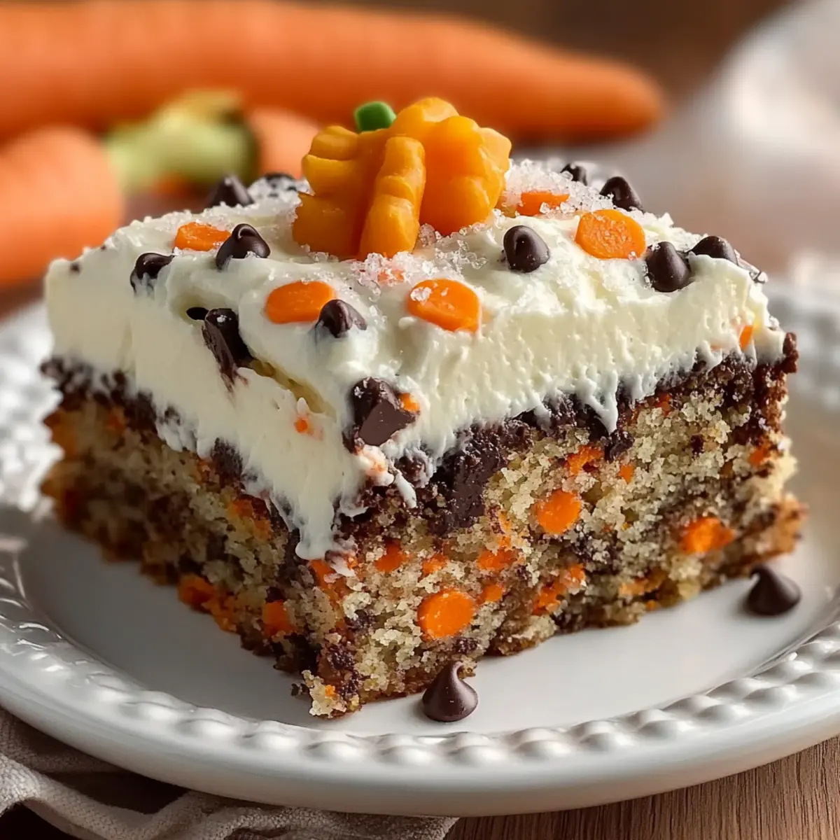 Moist Carrot Cake Bars with Cream Cheese Frosting Bliss