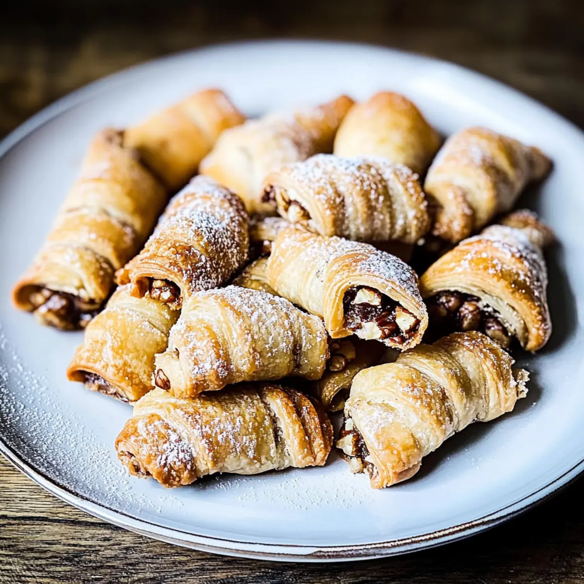 Delicious Honey, Cinnamon and Walnut Rugelach for the Holidays