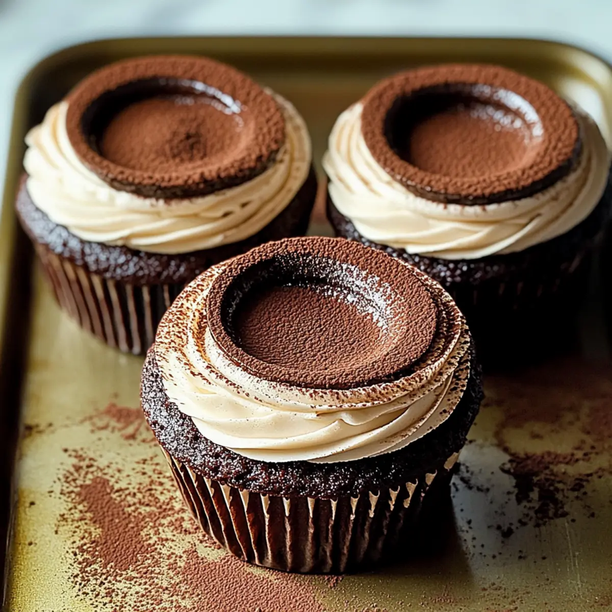 Delightful Chocolate Tiramisu Cupcakes for Sweet Indulgence