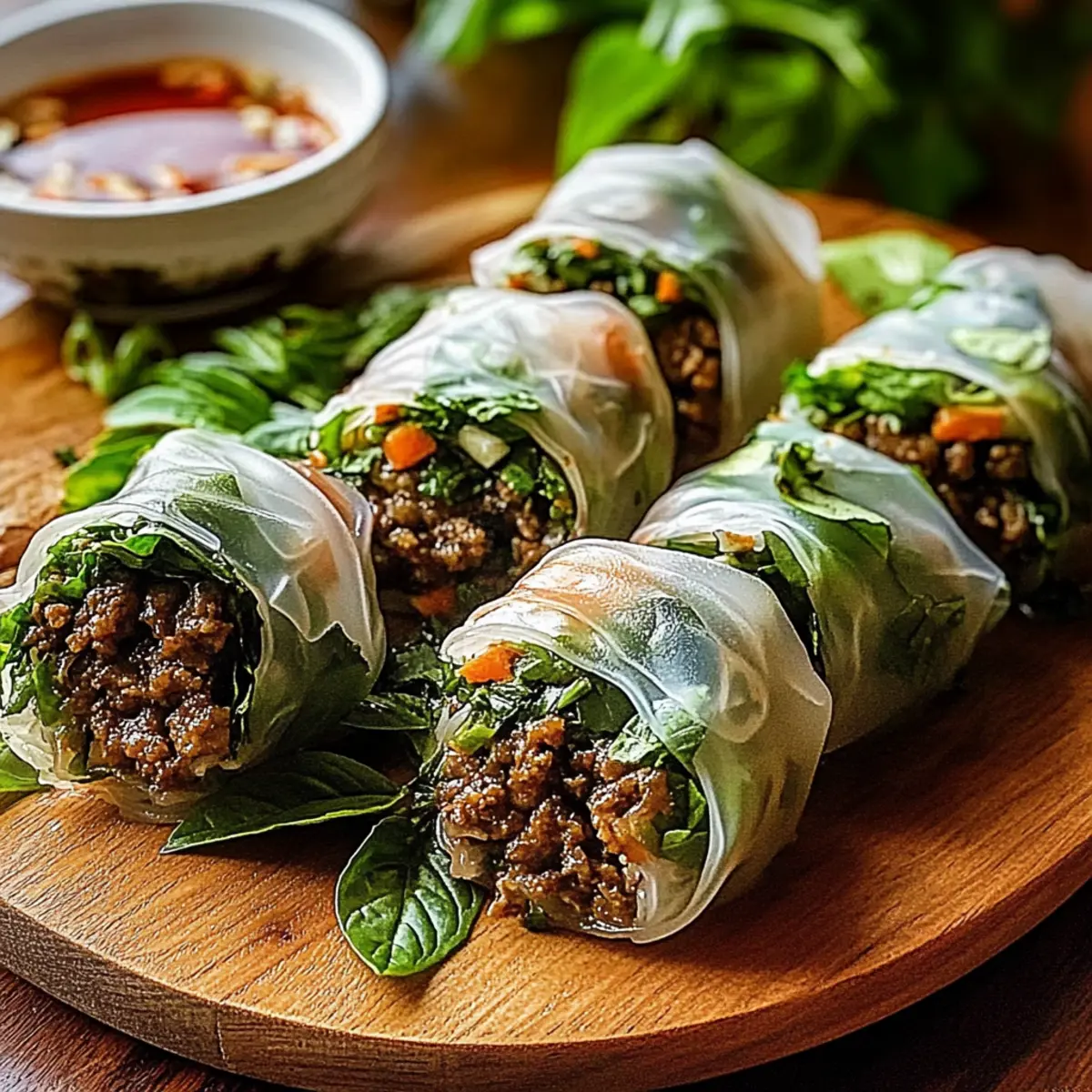 Savory Thai Basil Beef Rolls: Your New Favorite Snack