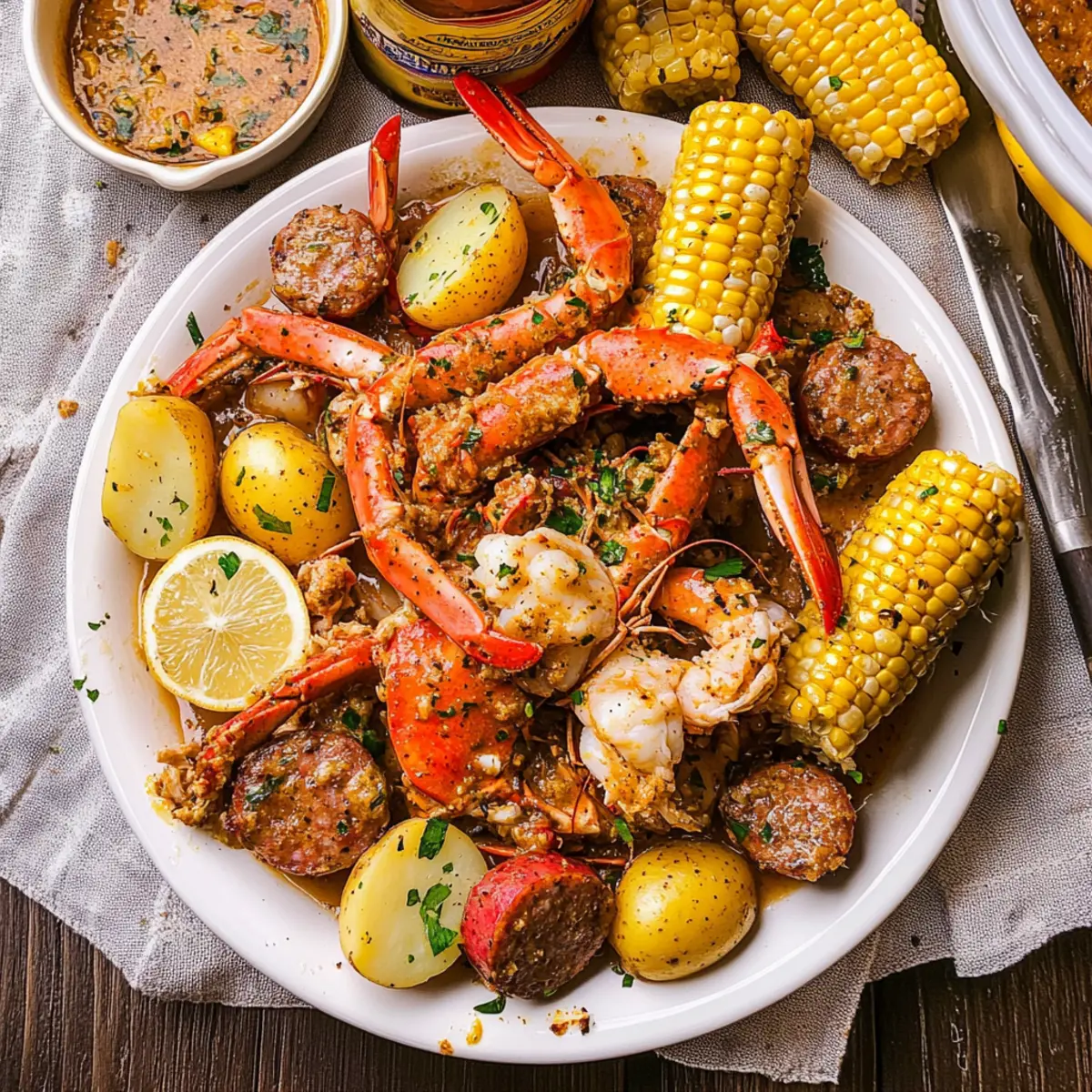 Cajun Seafood Boil with Garlic Butter Sauce: A Flavor Fiesta