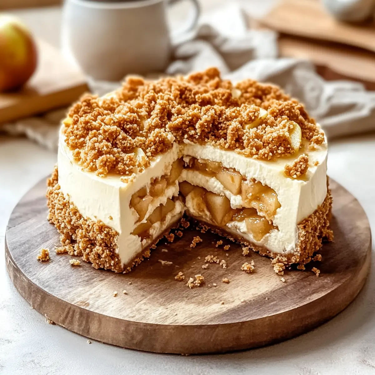 Irresistible Apple Crumble Cheesecake You’ll Want to Make ASAP