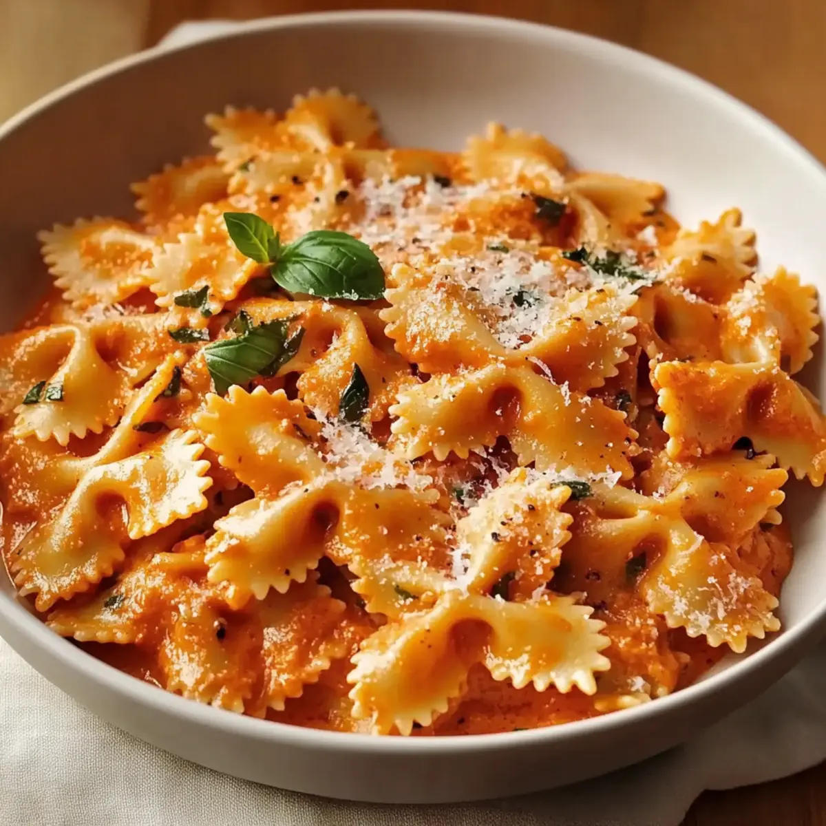 Creamy Tomato Farfalle that Will Make You Fall in Love