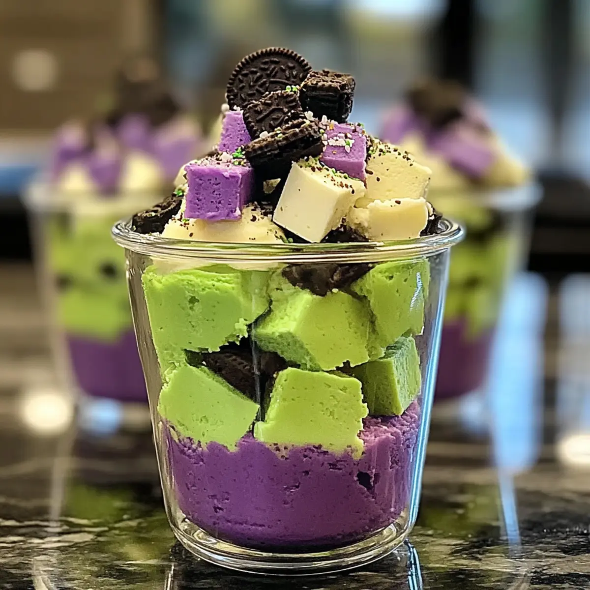 Irresistibly Fun Beetlejuice Mini Trifles for Halloween Celebrations