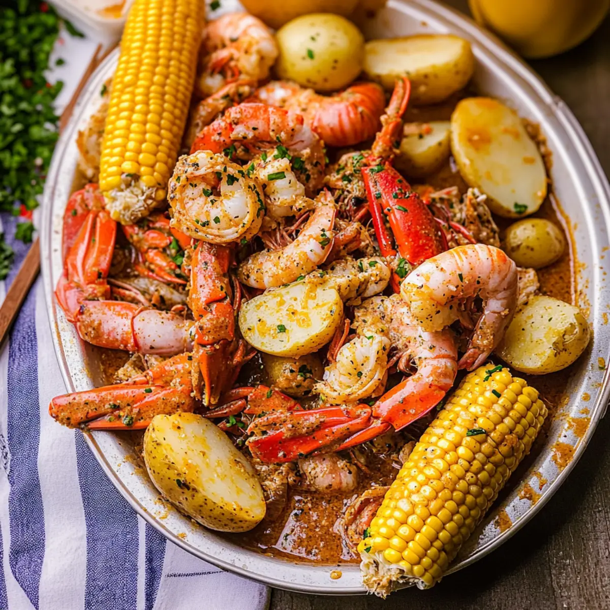 Cajun Seafood Boil with Garlic Butter Sauce: A Flavorful Feast