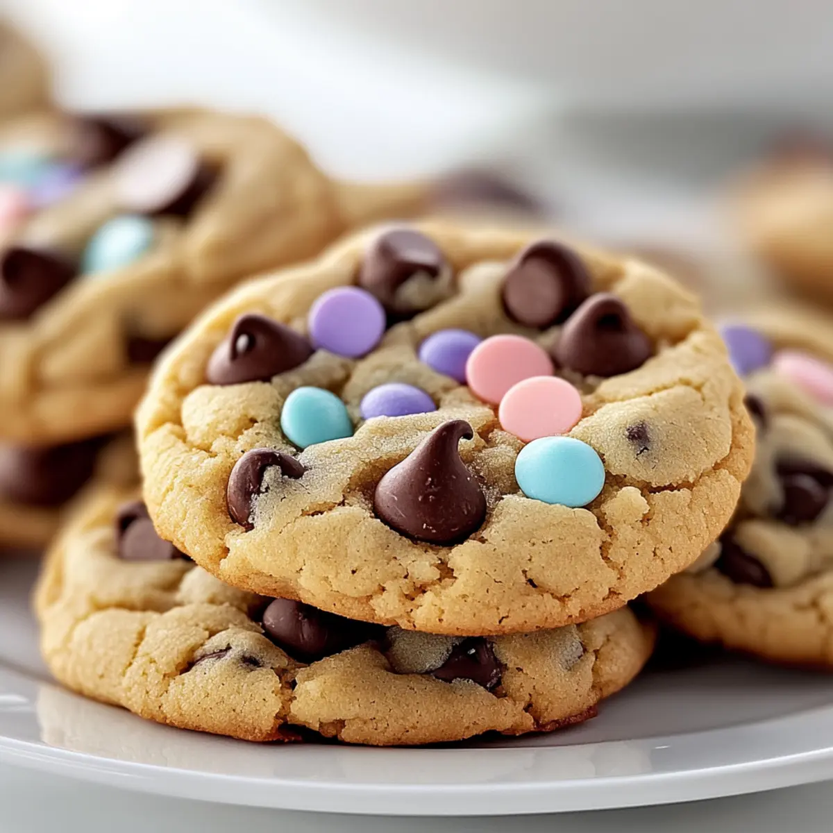 Irresistibly Soft Easter Chocolate Chip Cookies for Spring Fun