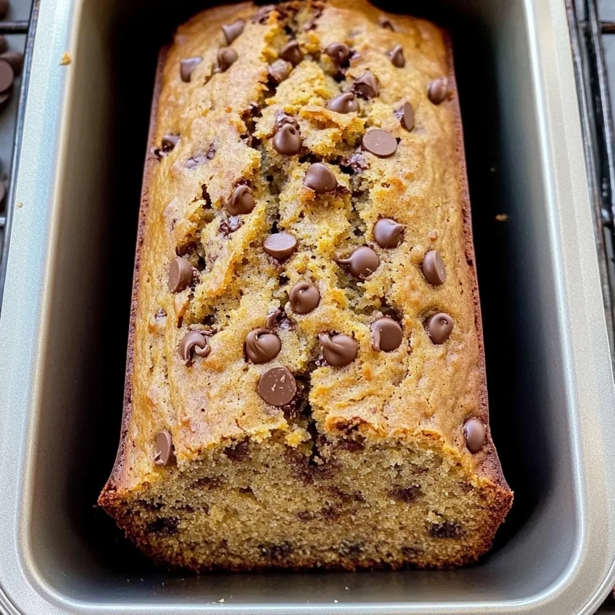 Moist Peanut Butter Chocolate Chip Banana Bread Bliss