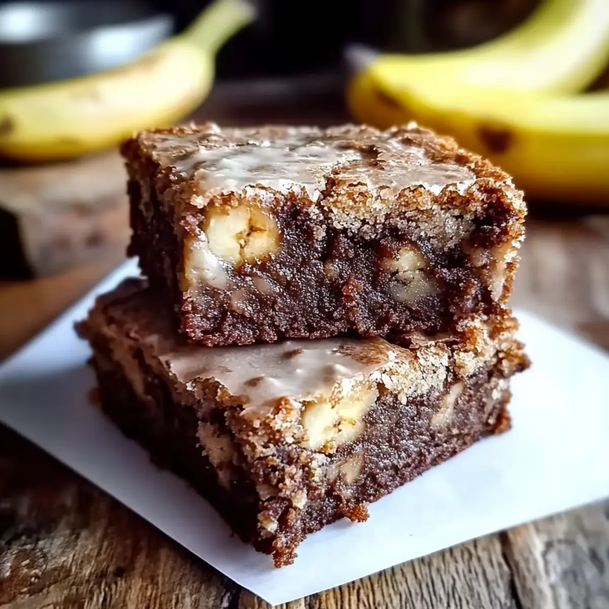 Irresistible Banana Bread Brownies for Cozy Treats