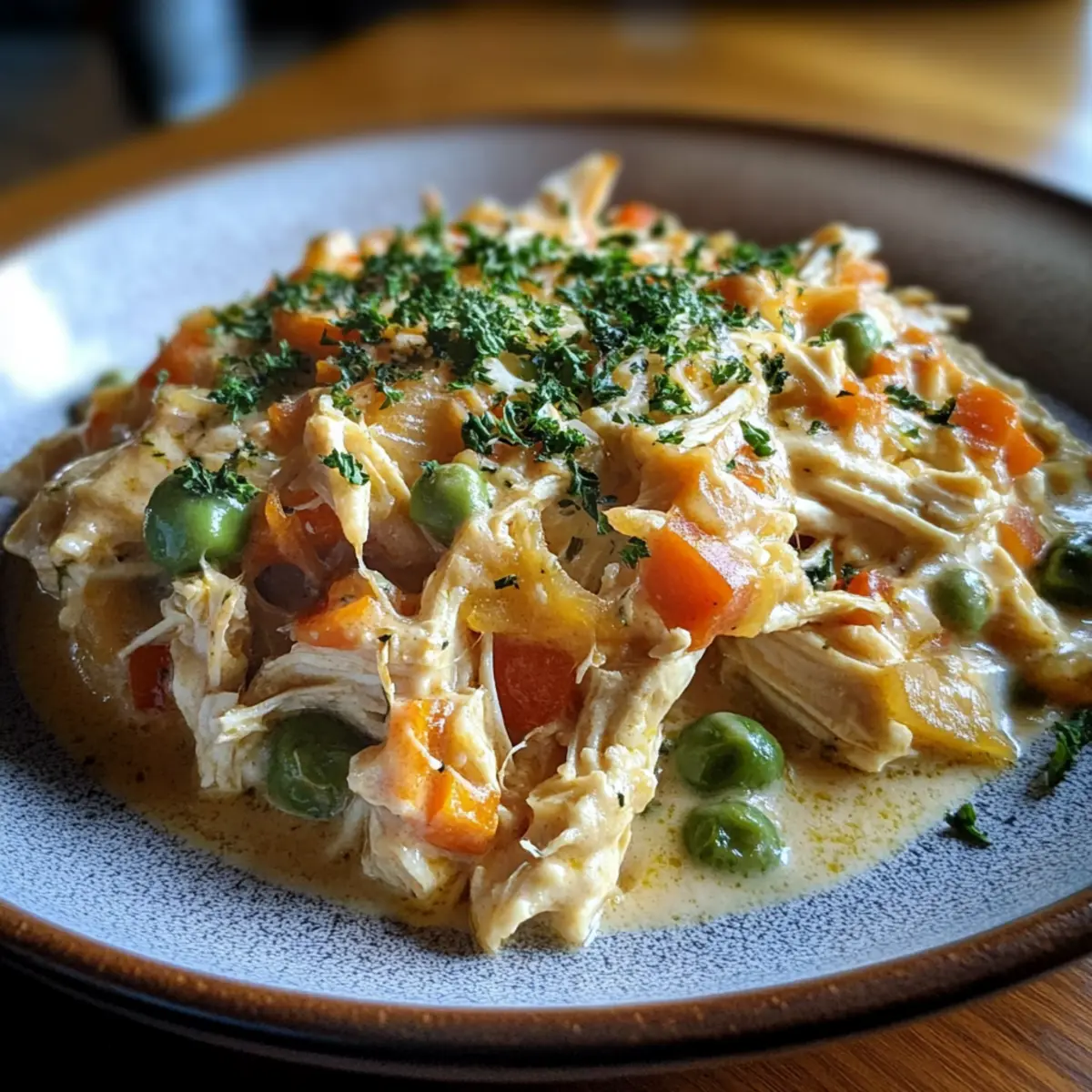 Cozy Up with Crockpot Chicken & Veggie Casserole!