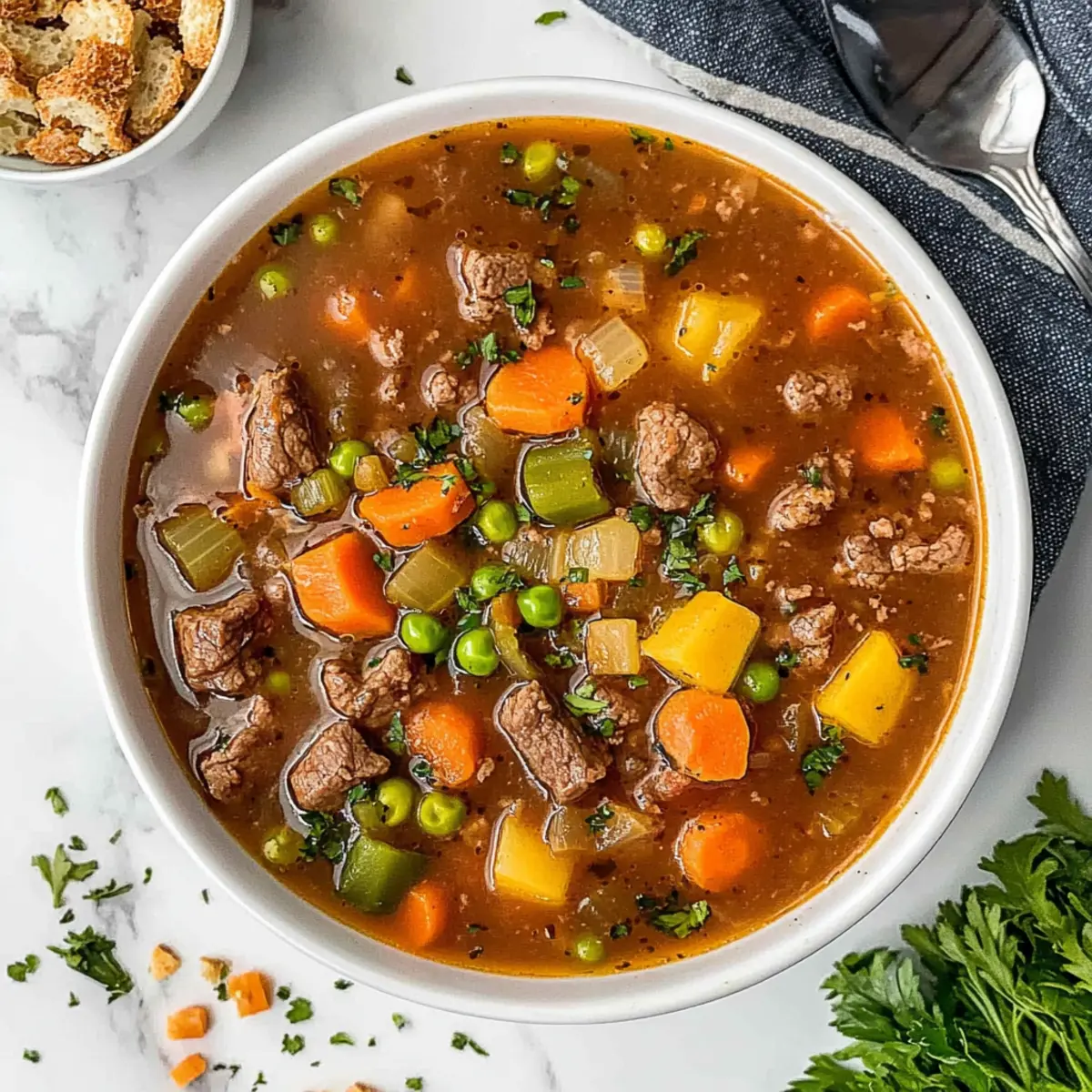 Hearty Vegetable Beef Soup to Warm Your Soul Today