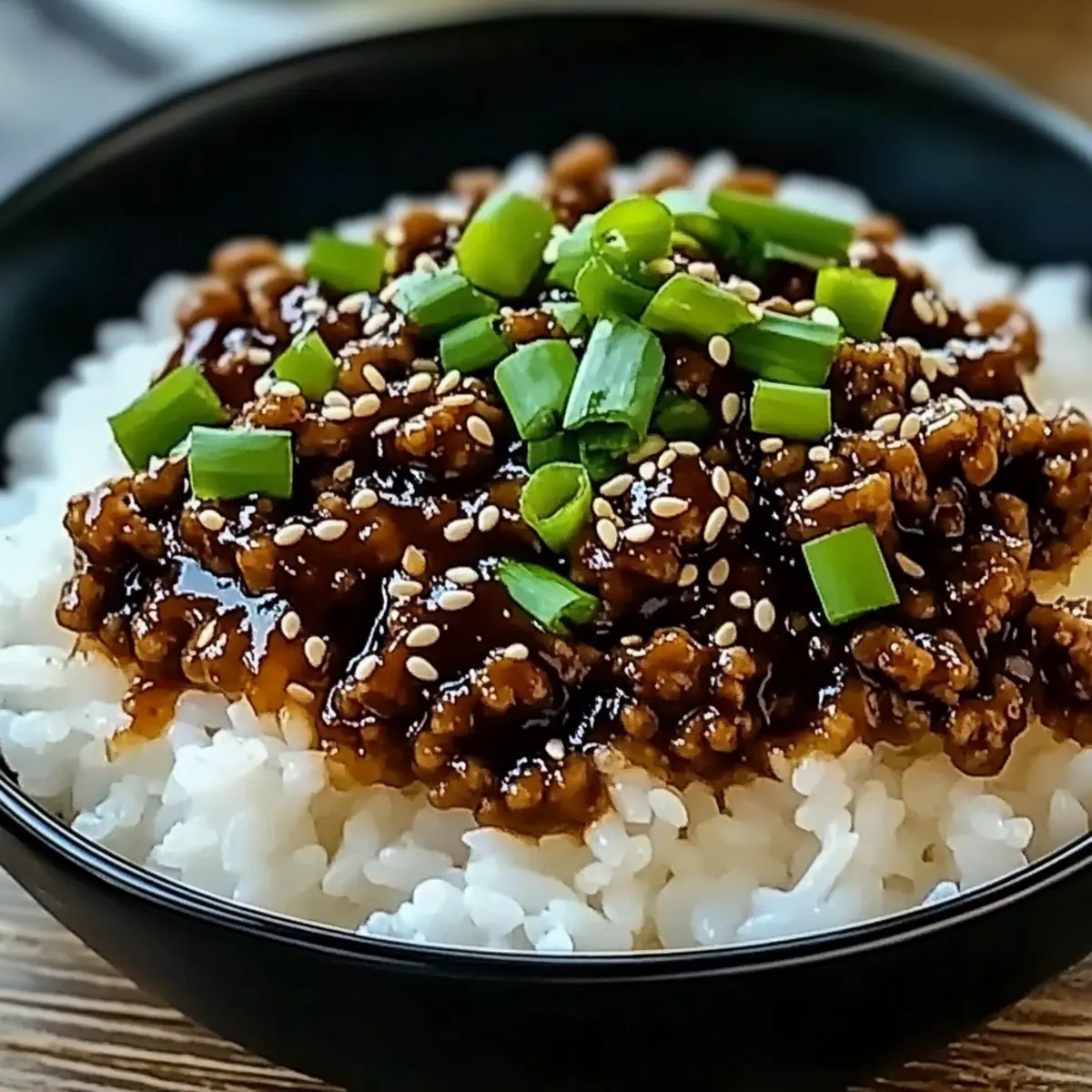 Savory Korean Ground Beef Bowl Ready in 30 Minutes!