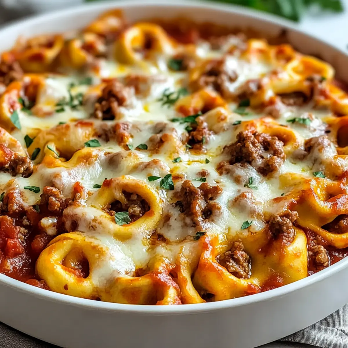 Beefy Tortellini Bake: Cozy Comfort Food for Family Nights