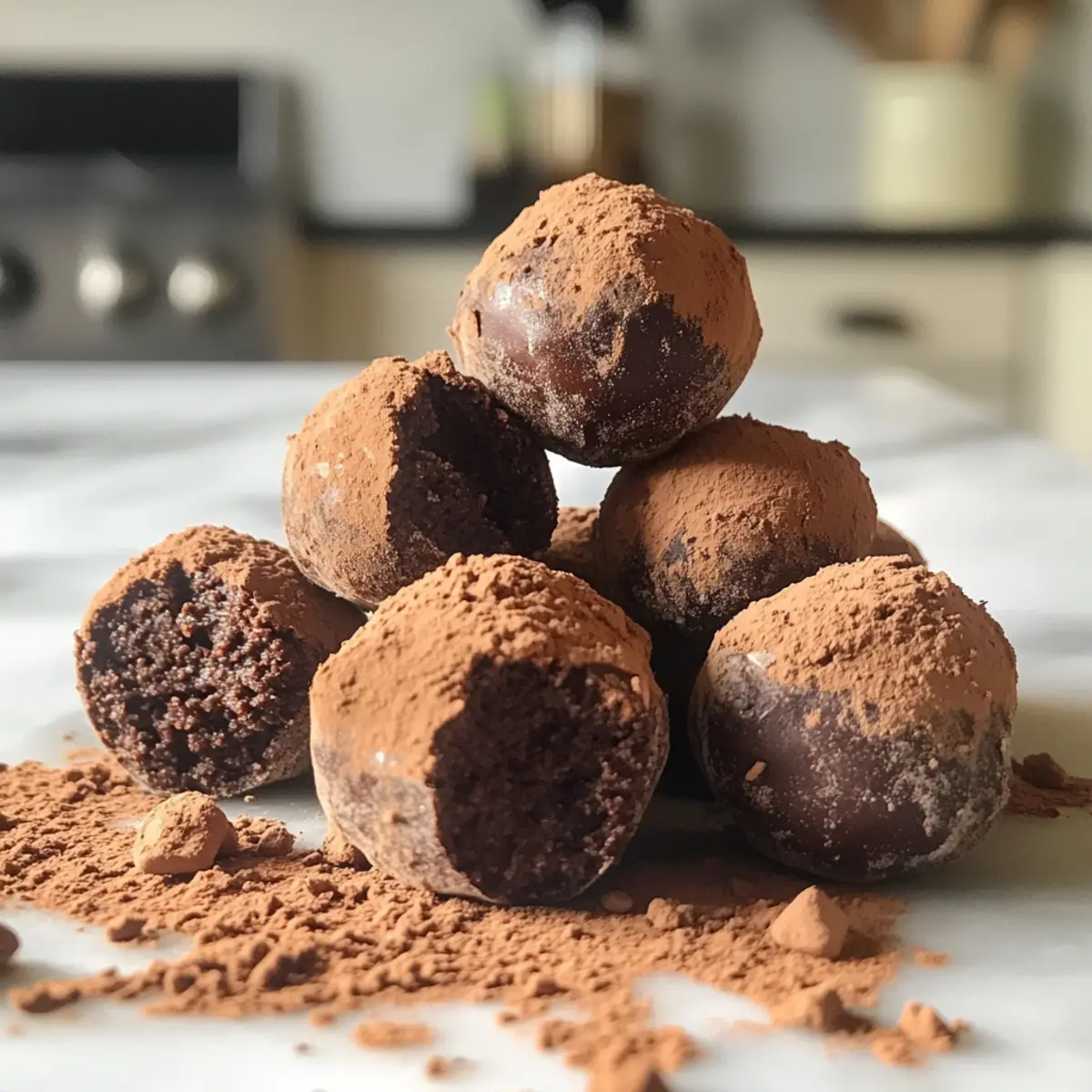 No-Bake Cottage Cheese Brownie Batter Protein Bites Delight