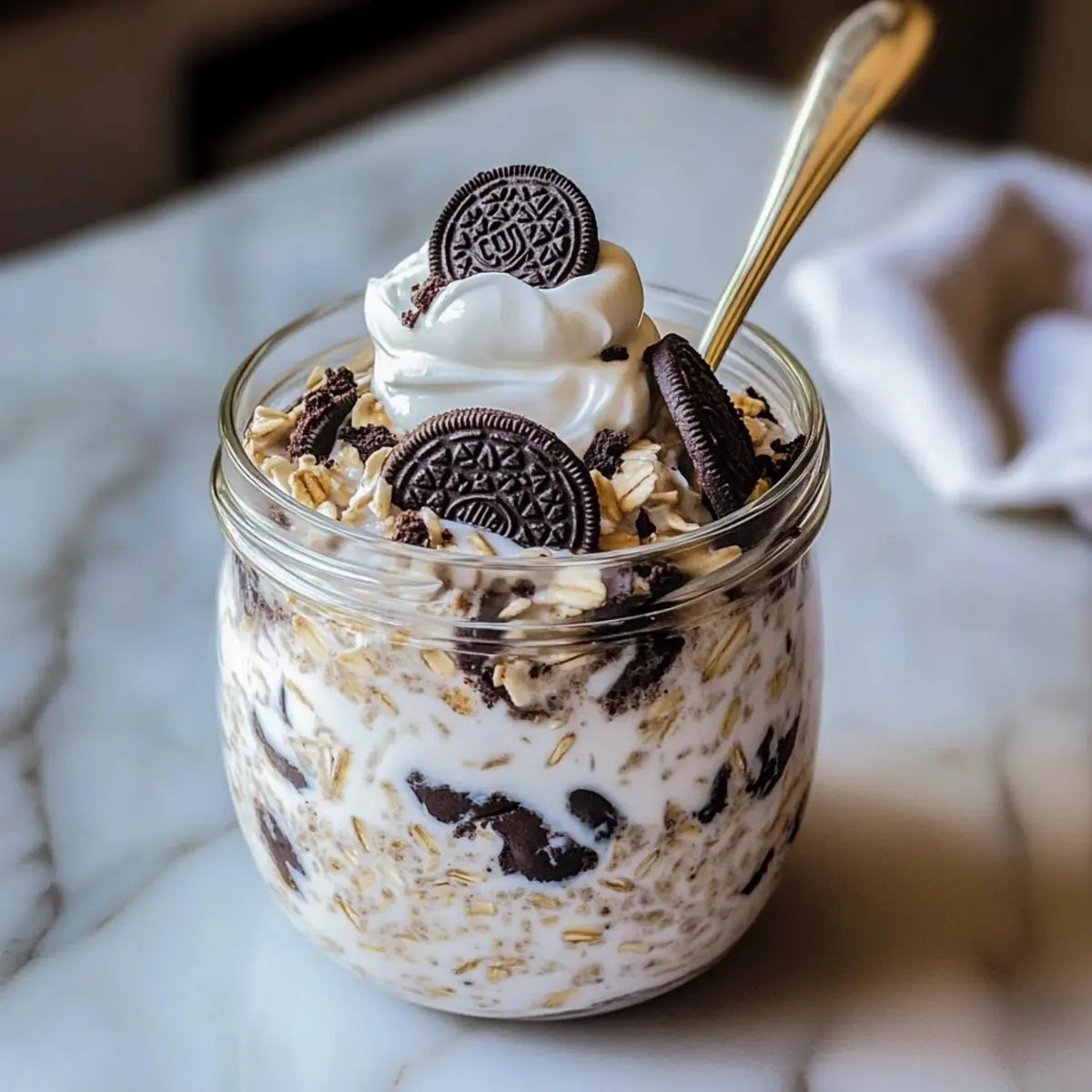 Oreo Overnight Oats: Your Irresistible Healthy Breakfast Treat