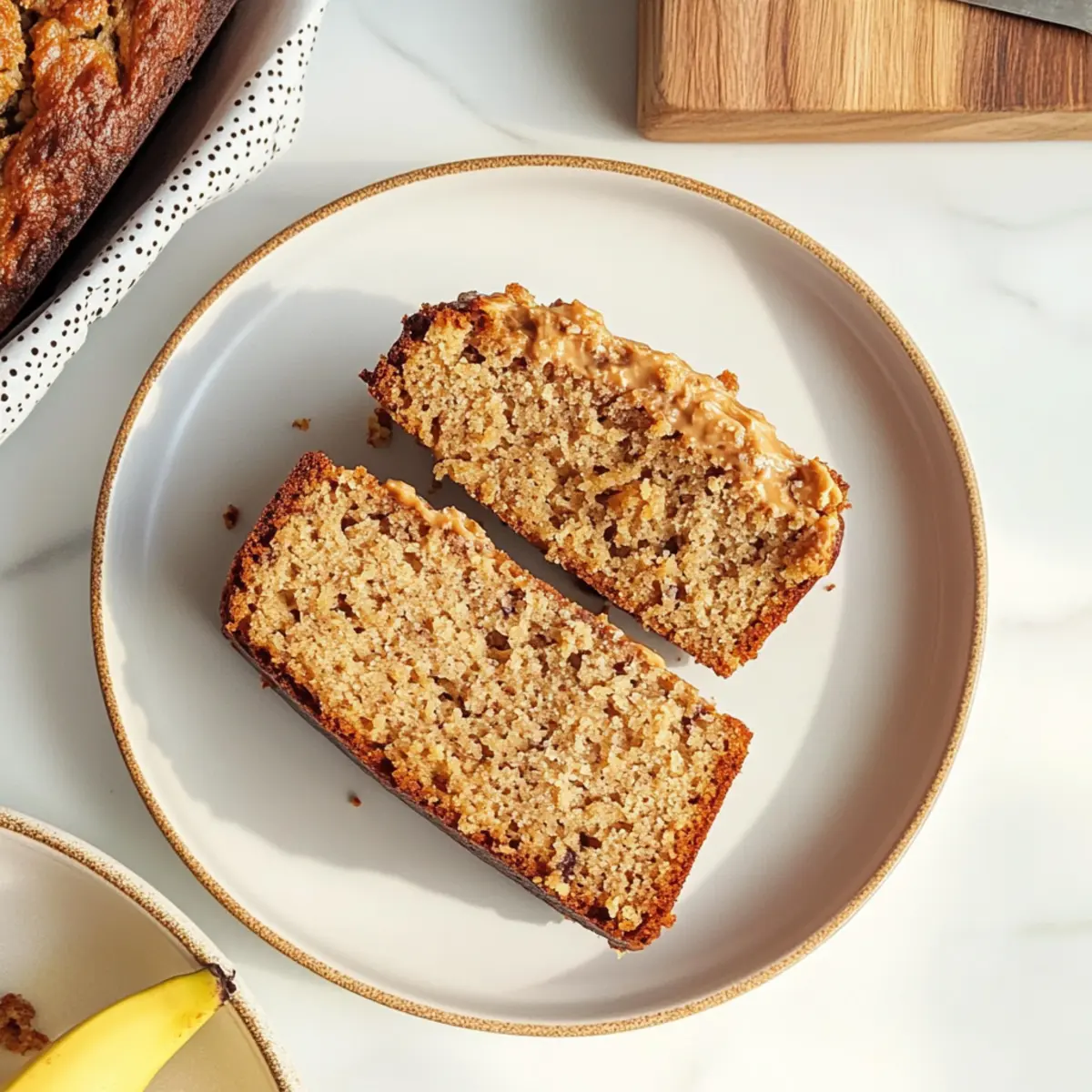 Irresistibly Moist Peanut Butter Banana Bread Recipe