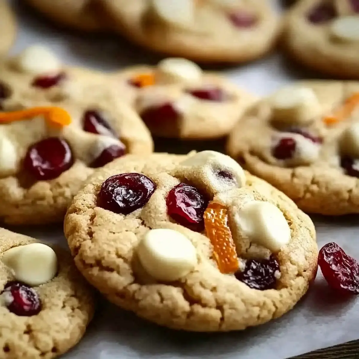 Orange Cranberry White Chocolate Chip Cookies to Brighten Your Holidays