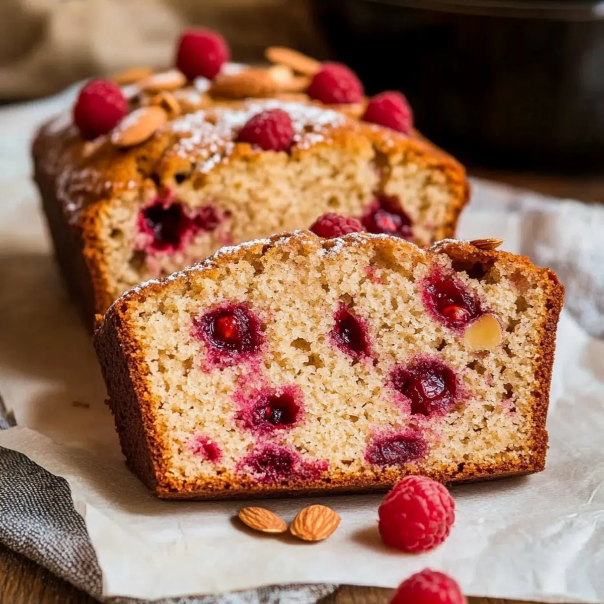 Raspberry Almond Banana Bread That Will Brighten Your Day