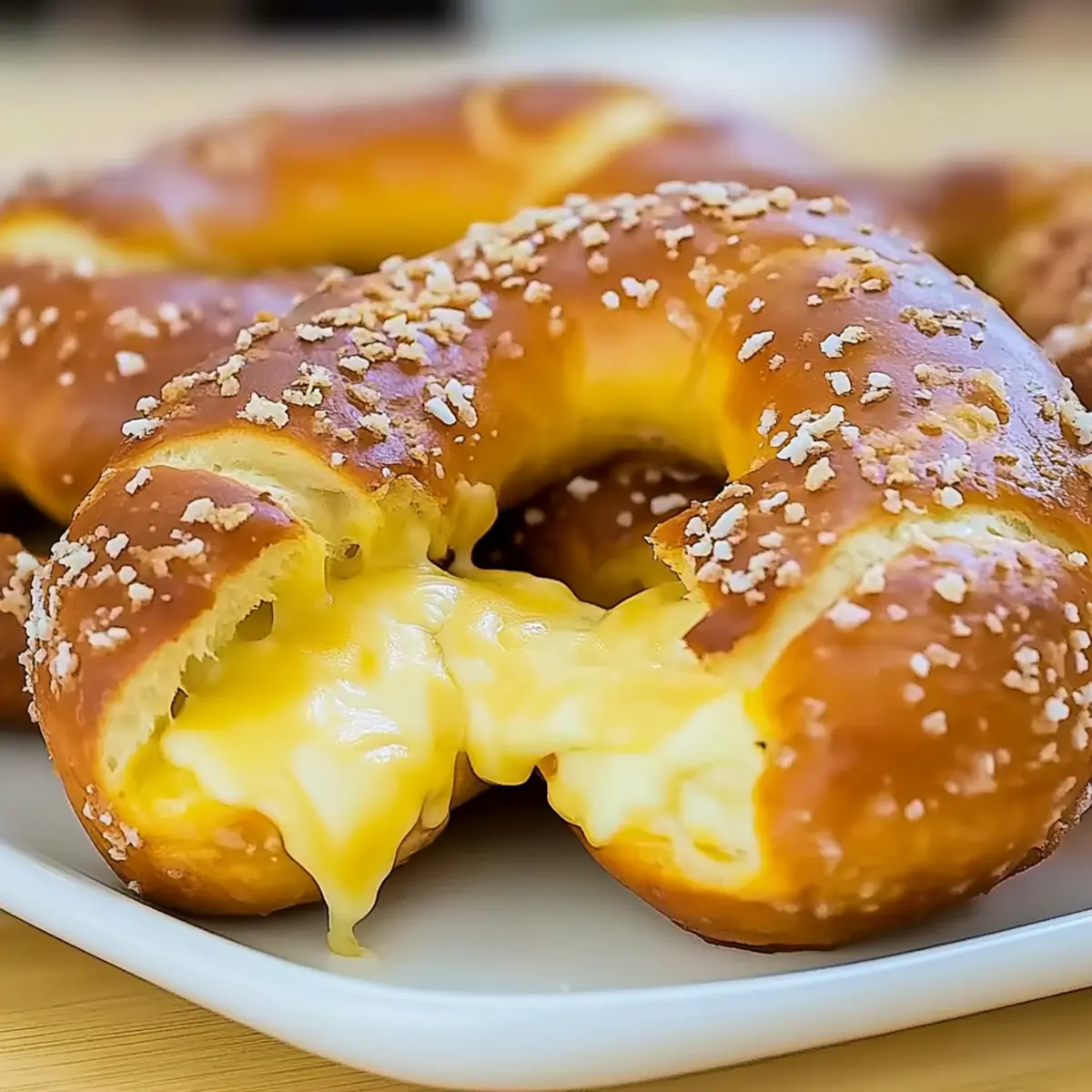 Cheese Stuffed Pretzels: Warm, Gooey Goodness Awaits!