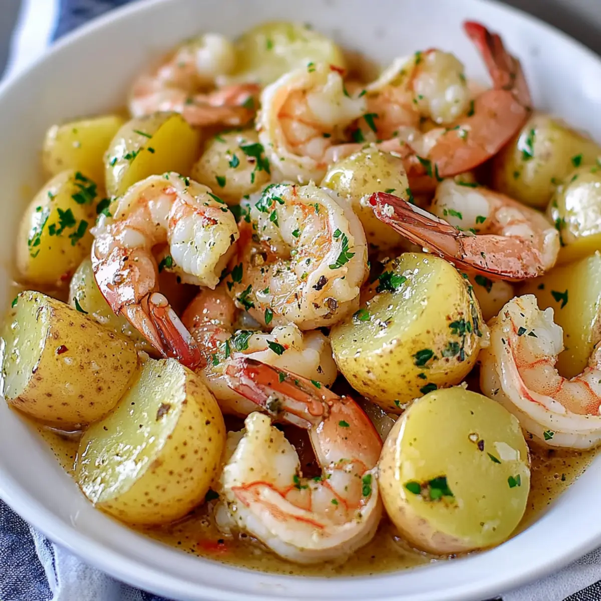 Crockpot Garlic Butter Shrimp and Potatoes for Cozy Nights