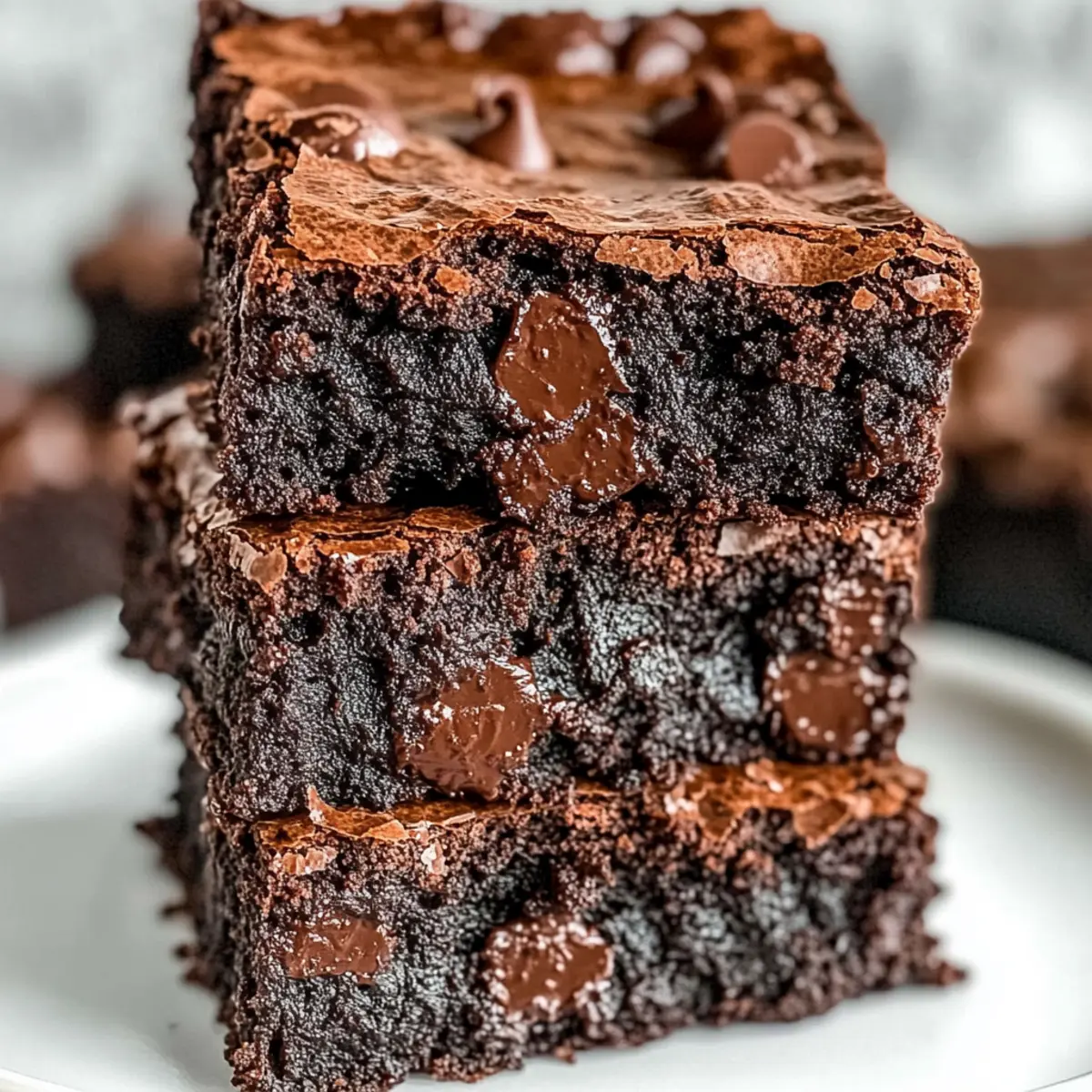 Decadent Brownies with Greek Yogurt, Guilt-Free Delight!