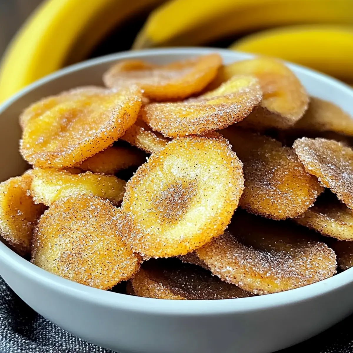 Deliciously Crunchy Air Fryer Cinnamon Banana Chips Recipe