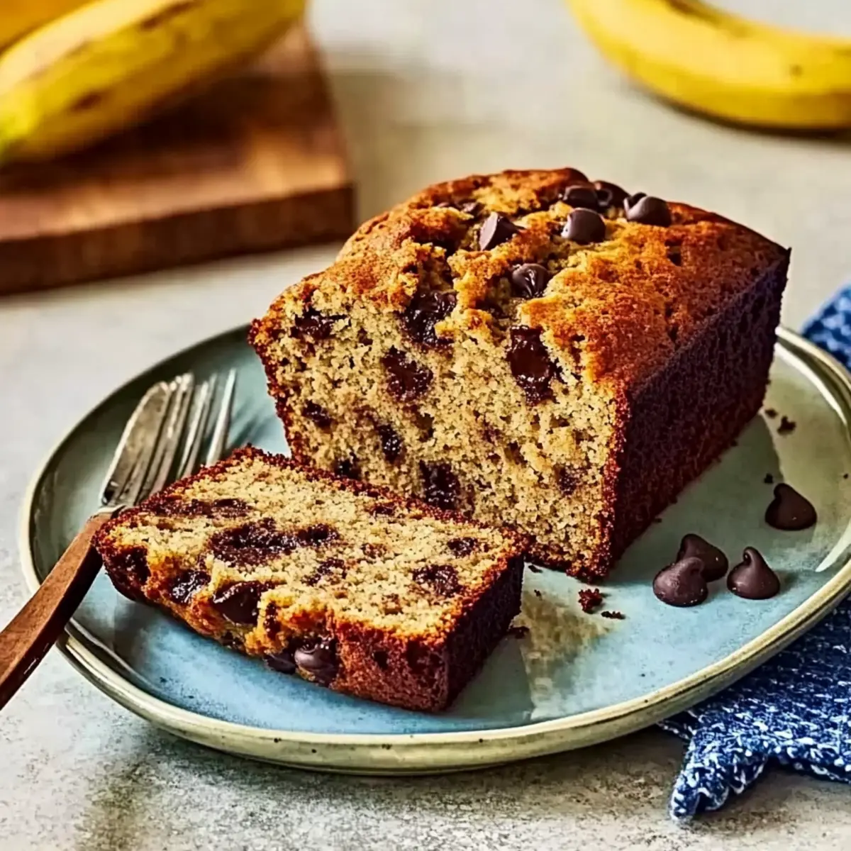 Irresistibly Fluffy Chocolate Chip Banana Bread You’ll Love