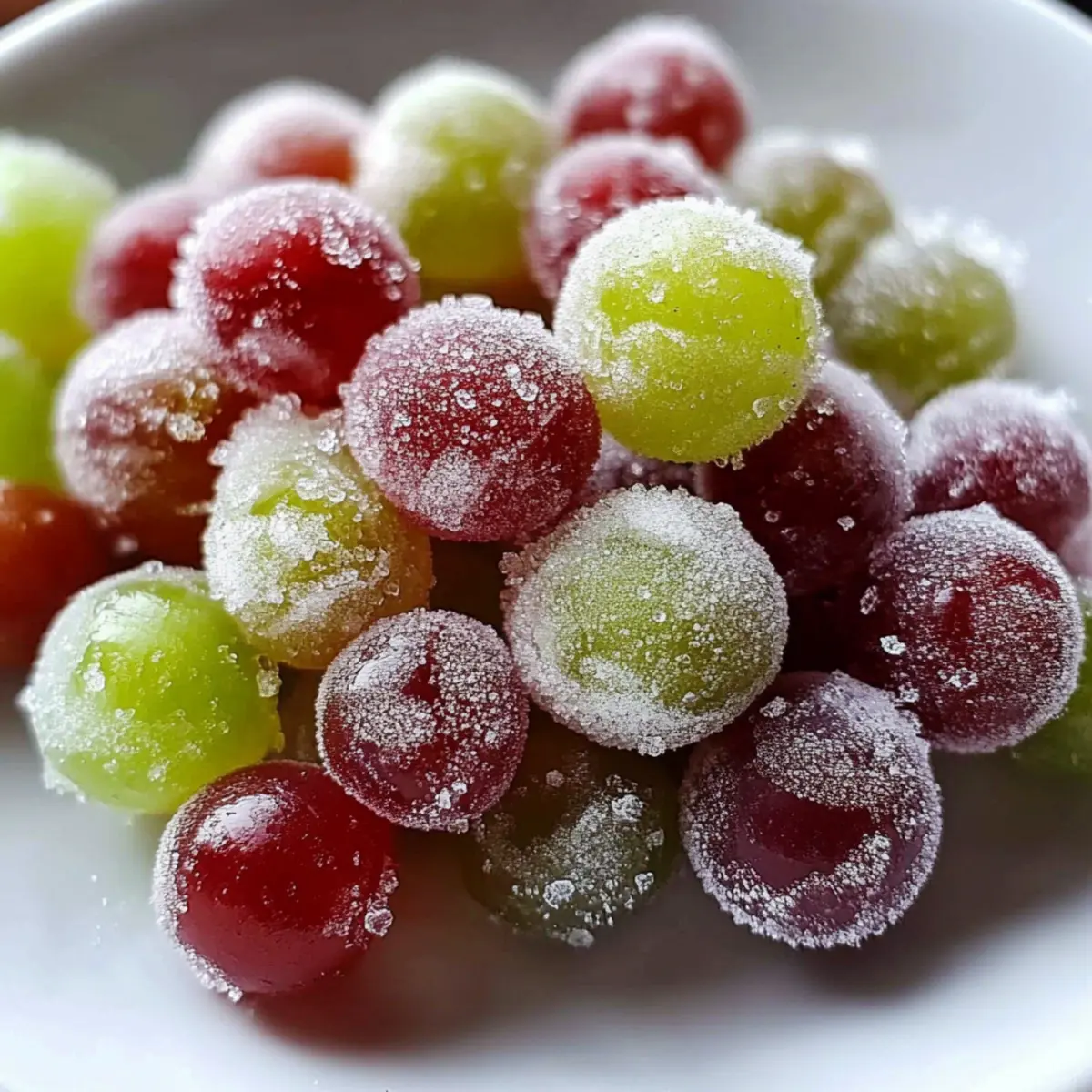 Frozen Grapes Icy Bites – A Sweet, Guilt-Free Treat
